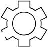 Zahnrad-Icon