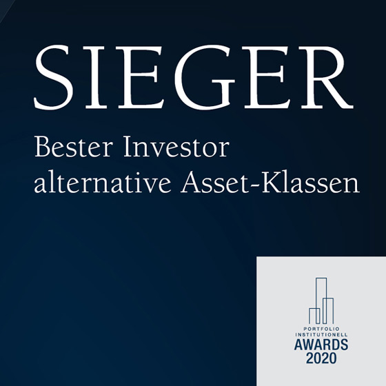 portfolio institutionell Awards 2020: Best investor alternative asset classes